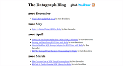 Desktop Screenshot of blog.datagraph.org